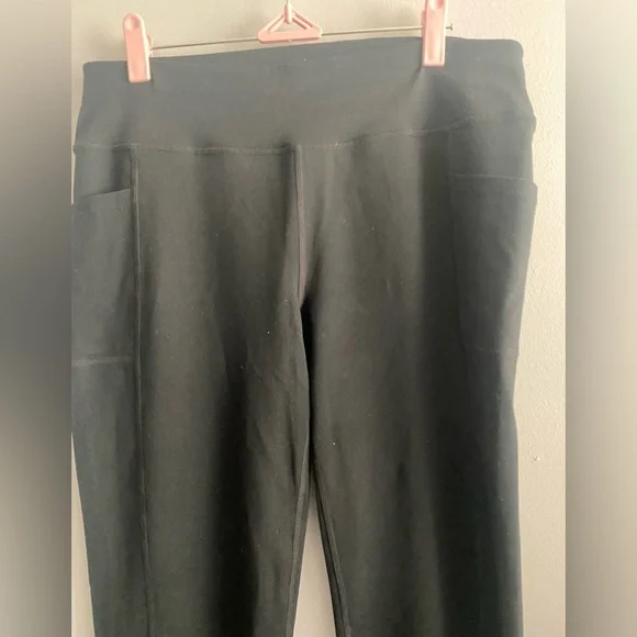 Skechers Black Women's Straight-Leg Ponte Pants - Picture 3 of 5